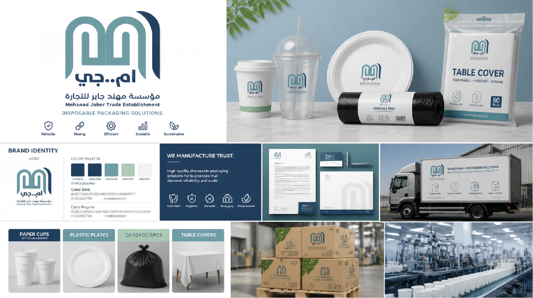 MJ Trade establishment branding